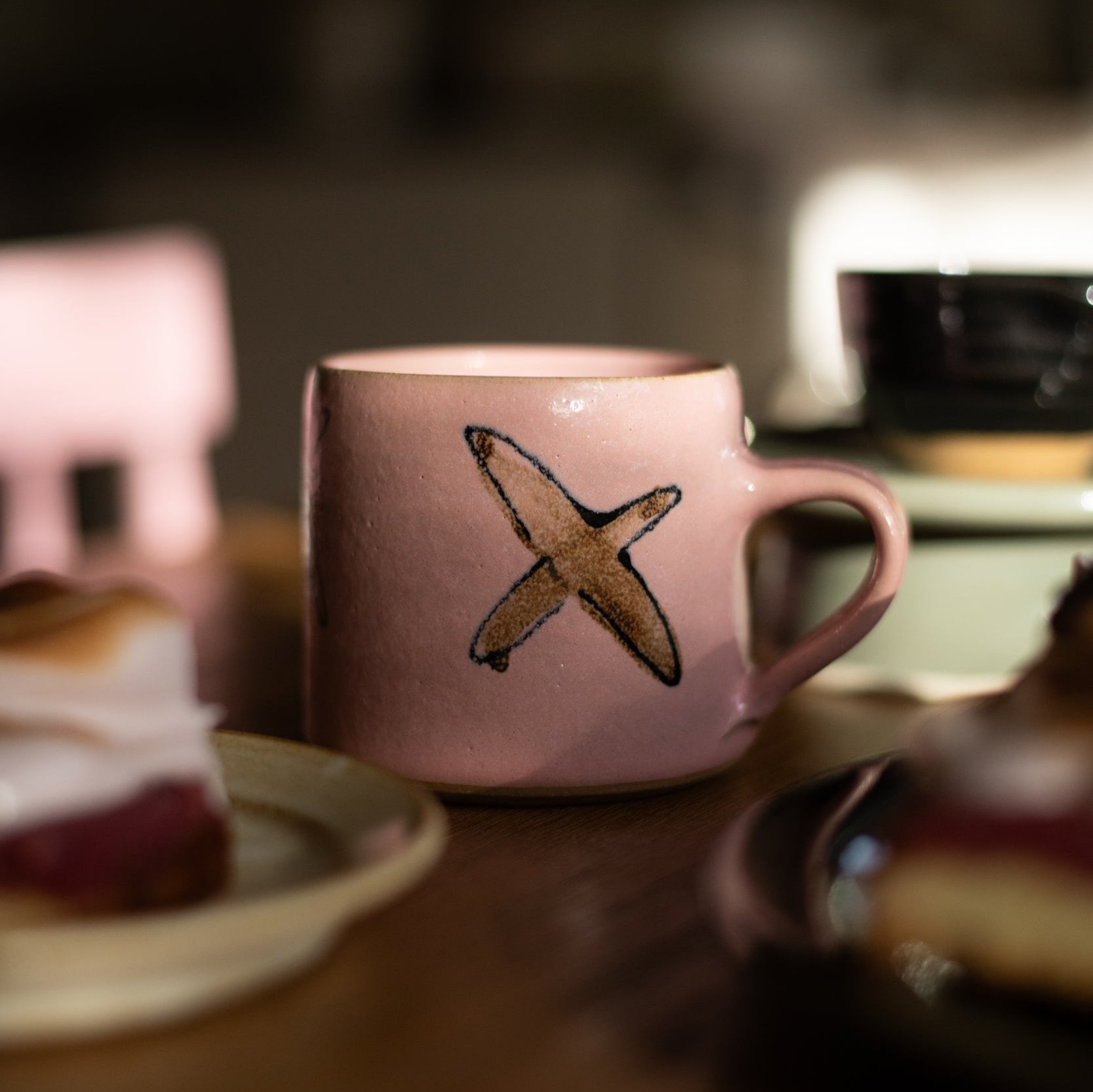 Pink X Mug